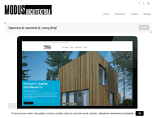 Tablet Screenshot of modus-architektura.pl